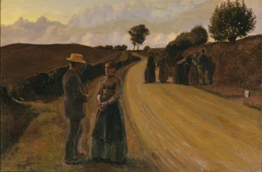Liebeswerben am Abend, 1889-91